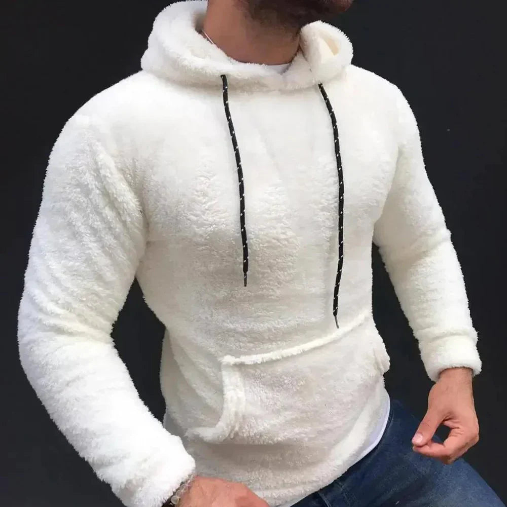 Jason  - behagligt varm hoodie för män
