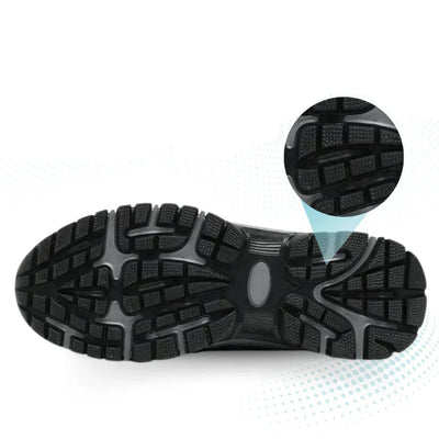 Torben – slip-on-skor i mocka med gummisula för utomhusbruk