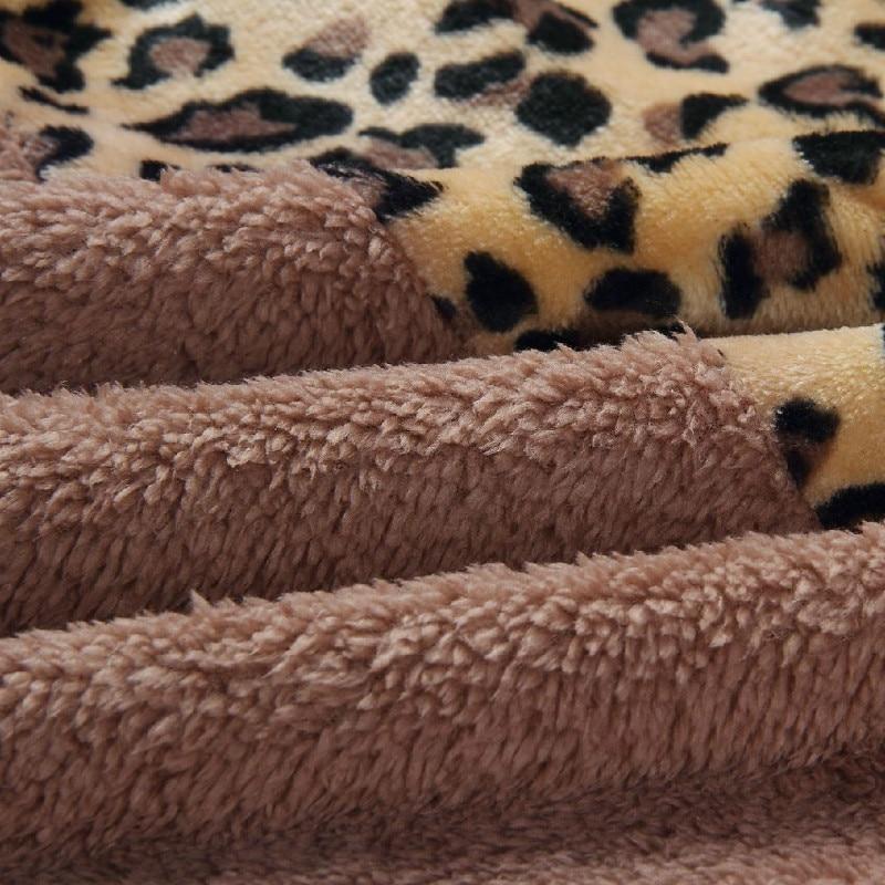 Teddy pullover - extremt varm och mysig hoodie med snyggt leopardmönster för våren