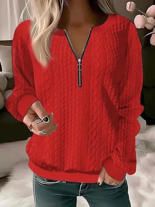 Aurora - varm tröja med stil!