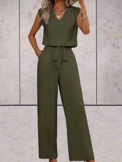 Veronica - Kvinnor Blus & Vida Byxor Set