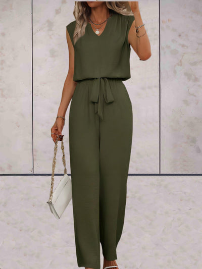 Veronica - Kvinnor Blus & Vida Byxor Set