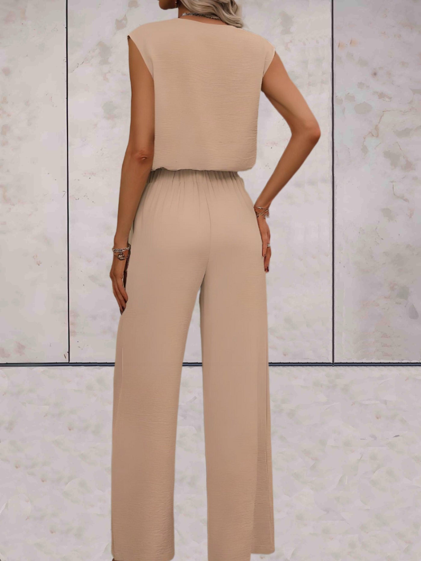 Veronica - Kvinnor Blus & Vida Byxor Set