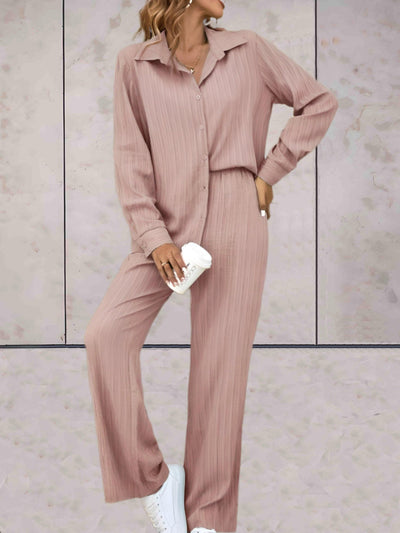 Olivia - Kvinnor Långärmad Topp & Byx Set