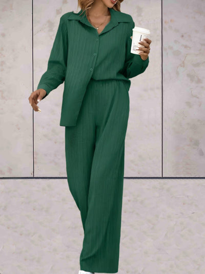 Olivia - Kvinnor Långärmad Topp & Byx Set
