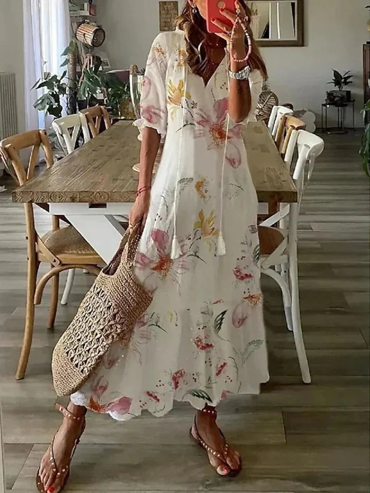 Bettina | bohemisk maxiklänning