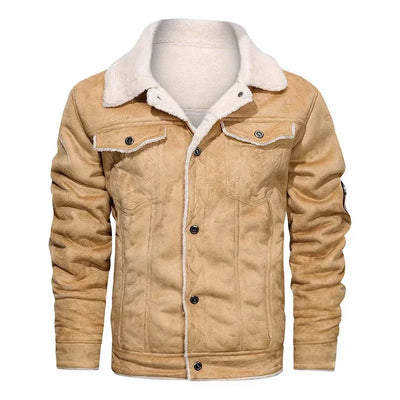 Casual bomber-stil skinnjacka för män | perfekt för vardagar