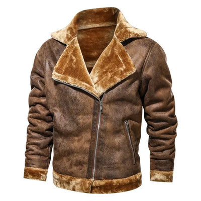 Casual bomber-stil skinnjacka för män | perfekt för vardagar