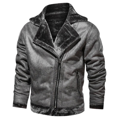 Casual bomber-stil skinnjacka för män | perfekt för vardagar