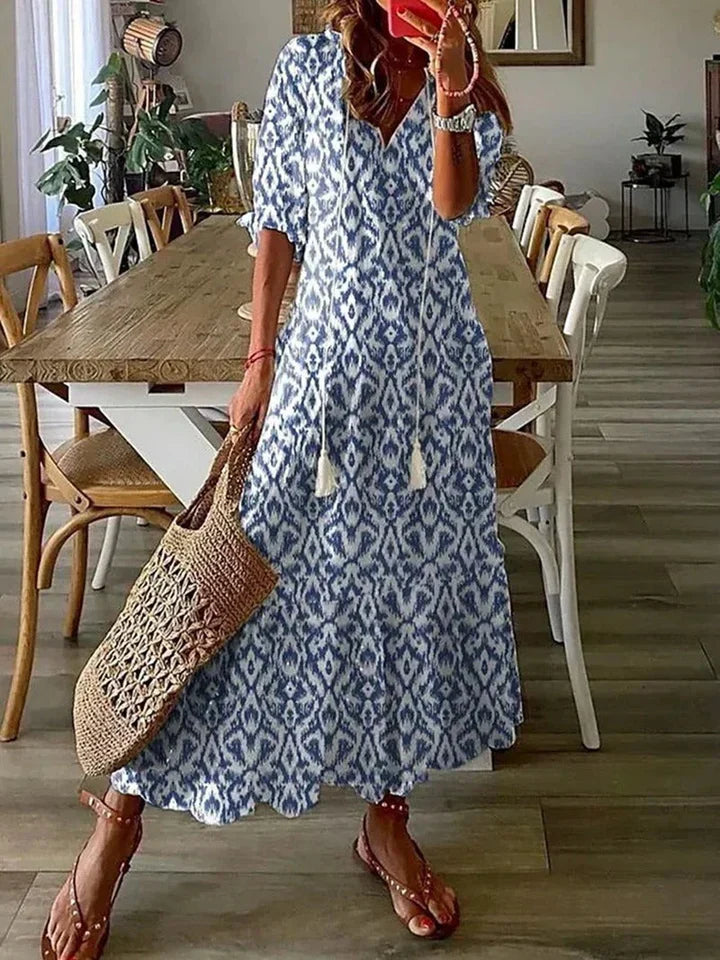 Bettina | bohemisk maxiklänning
