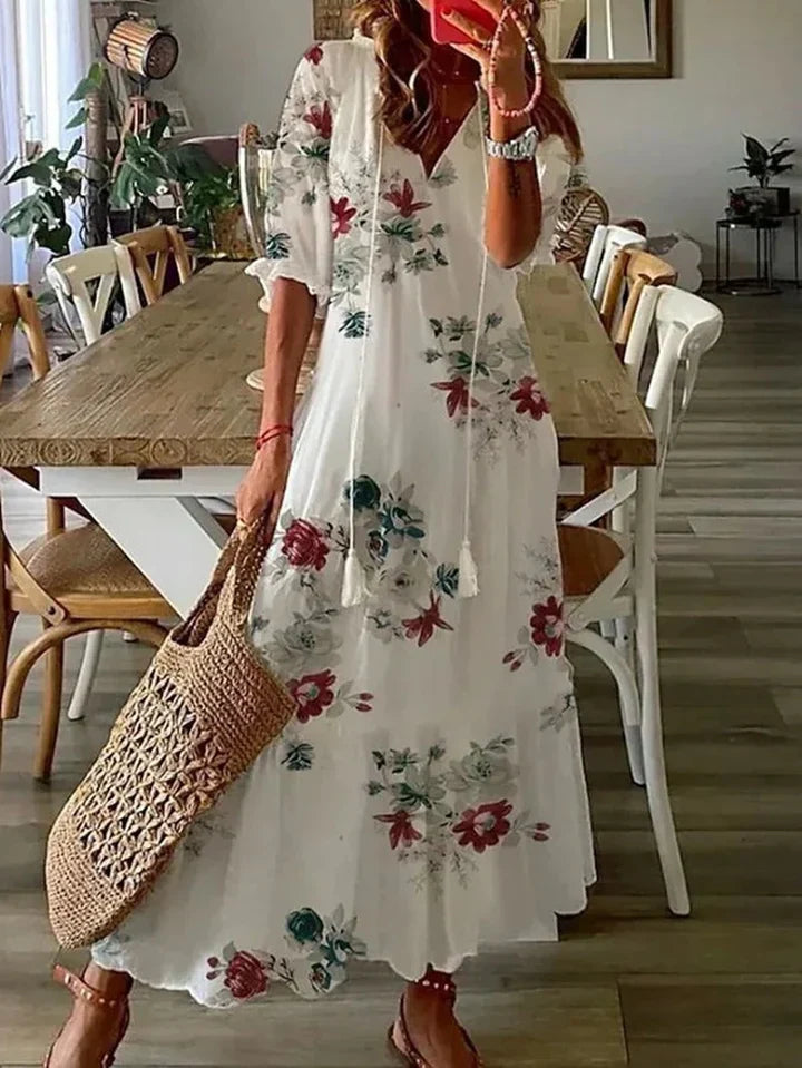 Bettina | bohemisk maxiklänning