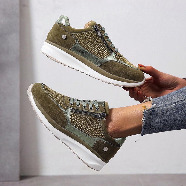 Ergonomiska resda sneakers för kvinnor