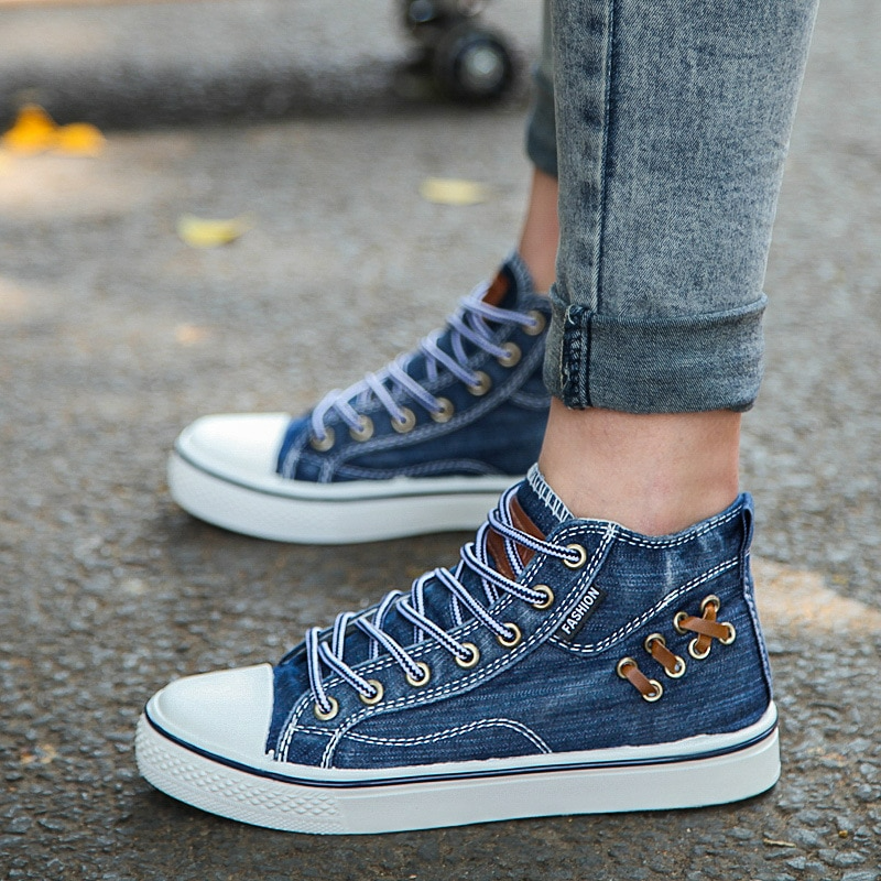 Rojas - Herrsneakers I Denim