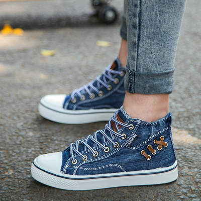 Rojas - Herrsneakers I Denim