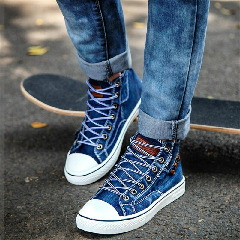 Rojas - Herrsneakers I Denim