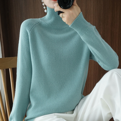 Faye - Tröja med Turtleneck för Kvinnor