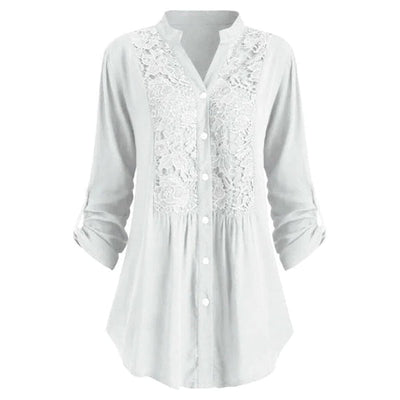 Hailey - casual blus med lång ärm