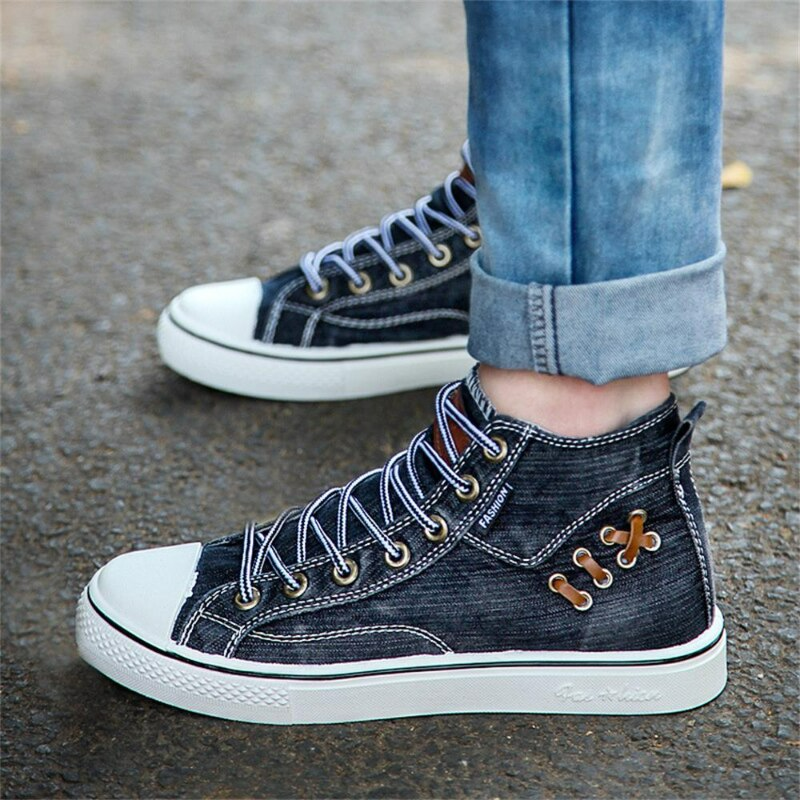 Rojas - Herrsneakers I Denim