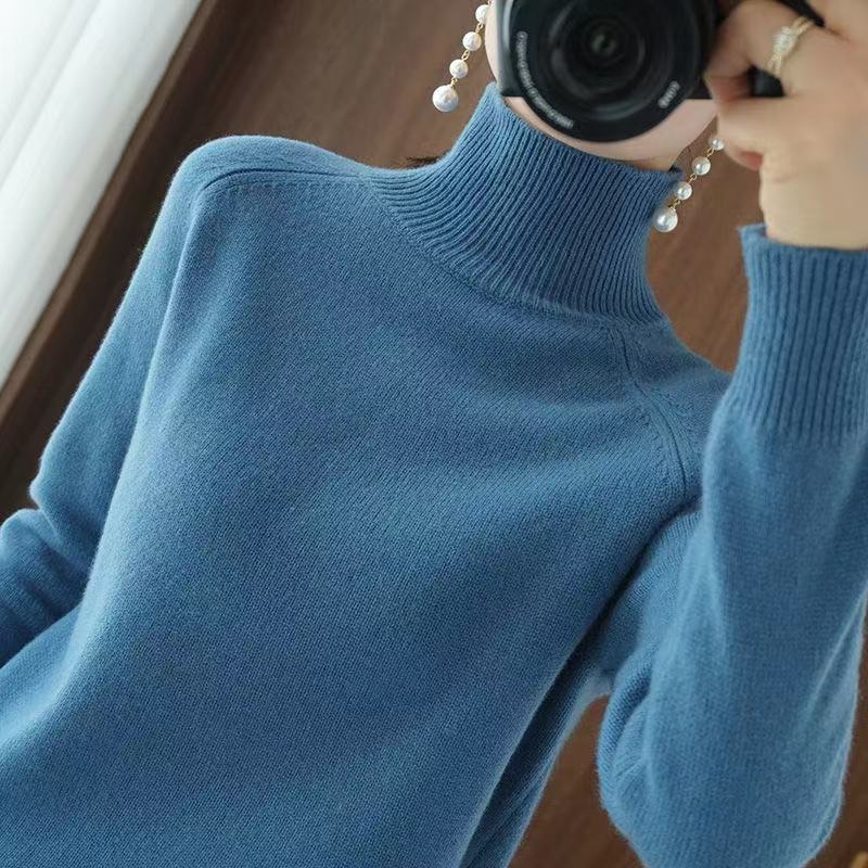 Faye - Tröja med Turtleneck för Kvinnor