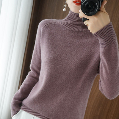 Faye - Tröja med Turtleneck för Kvinnor