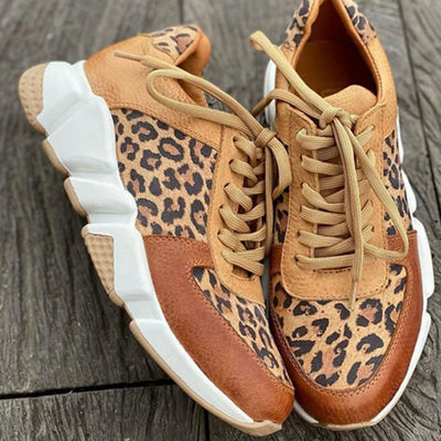 Roseanna - Skor Dam med Leopardtryck