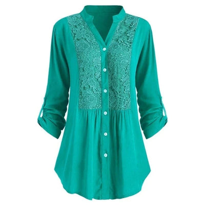Hailey - casual blus med lång ärm