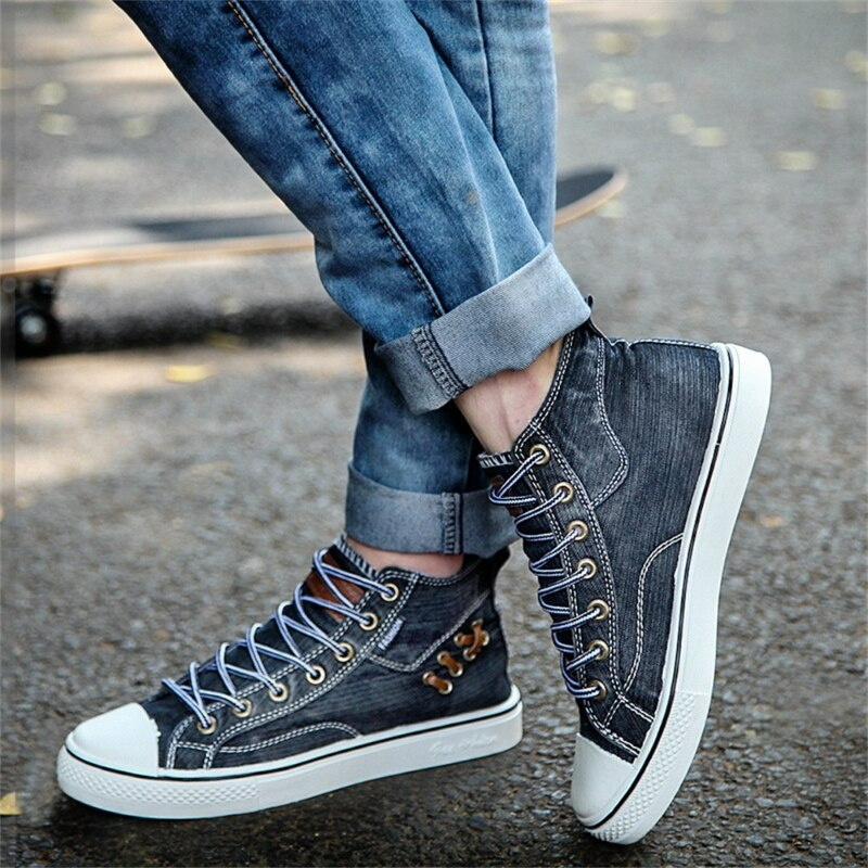 Rojas - Herrsneakers I Denim