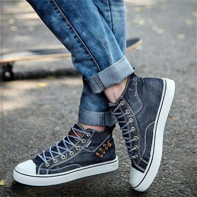 Rojas - Herrsneakers I Denim