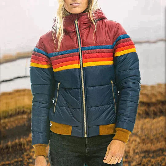 Zela - Plyschig kappa för kvinnor
