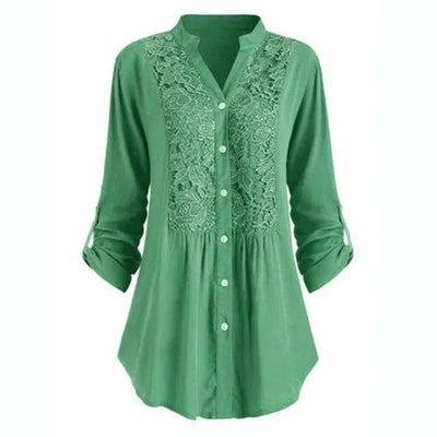 Hailey - casual blus med lång ärm