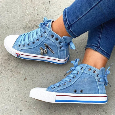 Arie - Modernt Denim Skor Dam