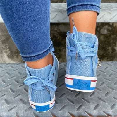 Arie - Modernt Denim Skor Dam