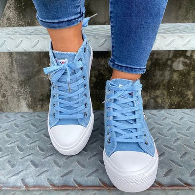 Arie - Modernt Denim Skor Dam