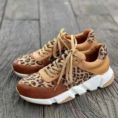 Roseanna - Skor Dam med Leopardtryck