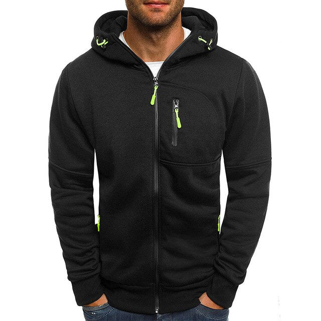 Jandro - Jumper med fleece och huva Jumper med huva Sweat jacket