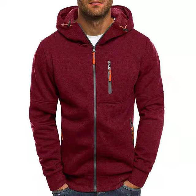 Jandro - Jumper med fleece och huva Jumper med huva Sweat jacket